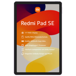 Xiaomi 11' Tablet Pad SE, 4 GB Ram, lila
