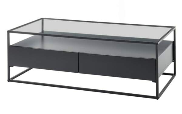 Bild 1 von MCA furniture - Couchtisch Evora, schwarz, inkl. Schubkästen
