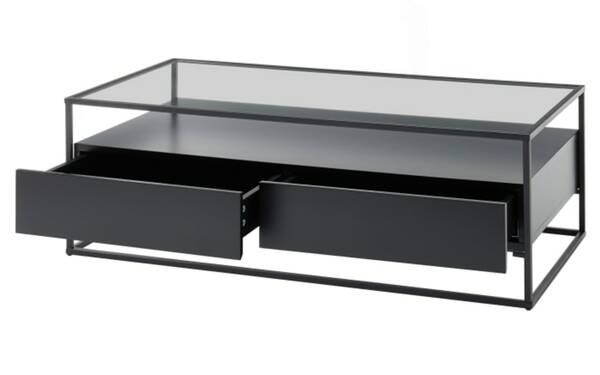 Bild 3 von MCA furniture - Couchtisch Evora, schwarz, inkl. Schubkästen