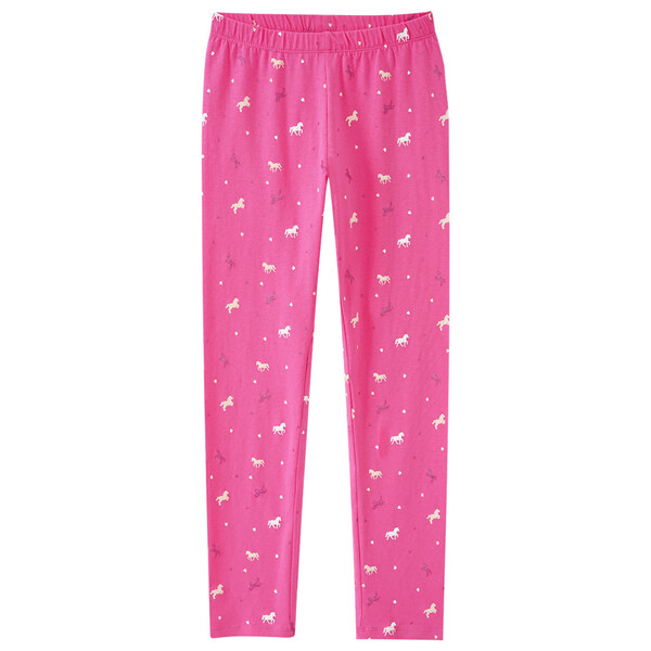 Bild 1 von Mädchen Leggings mit Pferde-Allover PINK