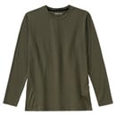 Bild 1 von Kinder Sport-Langarmshirt in Dunkeloliv DUNKELOLIV