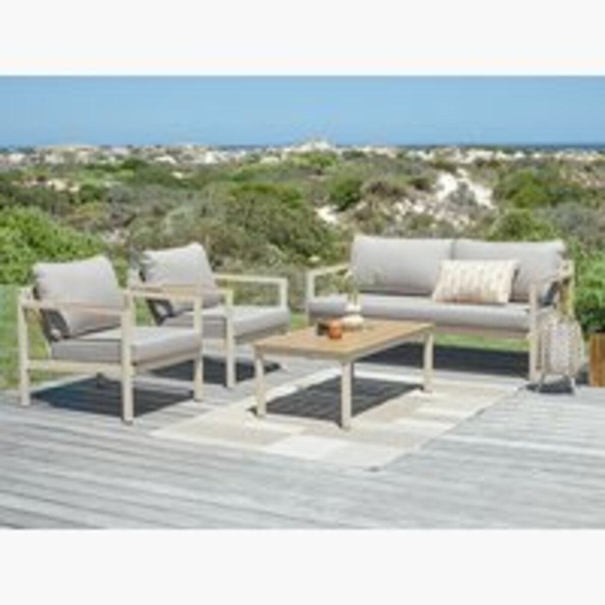 Bild 1 von Lounge-Set BEJSTRUP 4 Personen beige