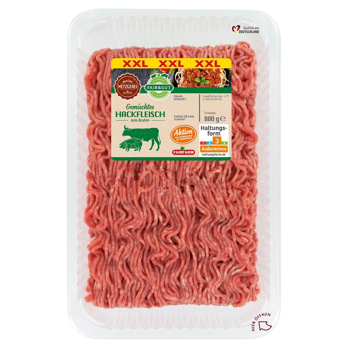 Bild 1 von FAIR & GUT Hackfleisch 800 g