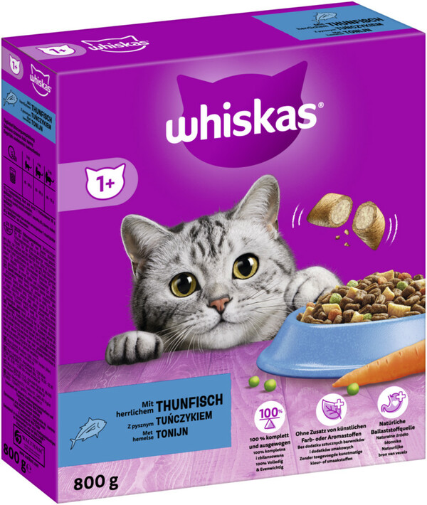 Bild 1 von Whiskas 1+ mit Thunfisch 800G