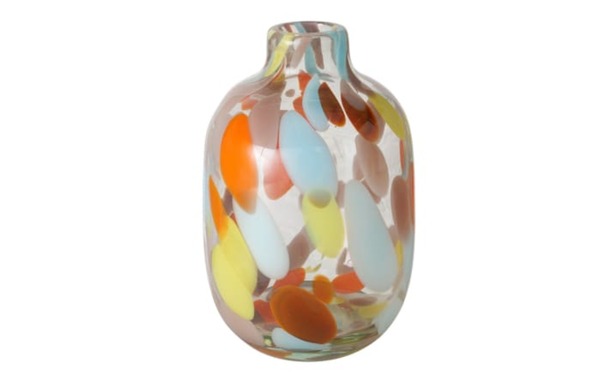 Bild 1 von Vase Glee, Glas bunt lackiert, 18 cm