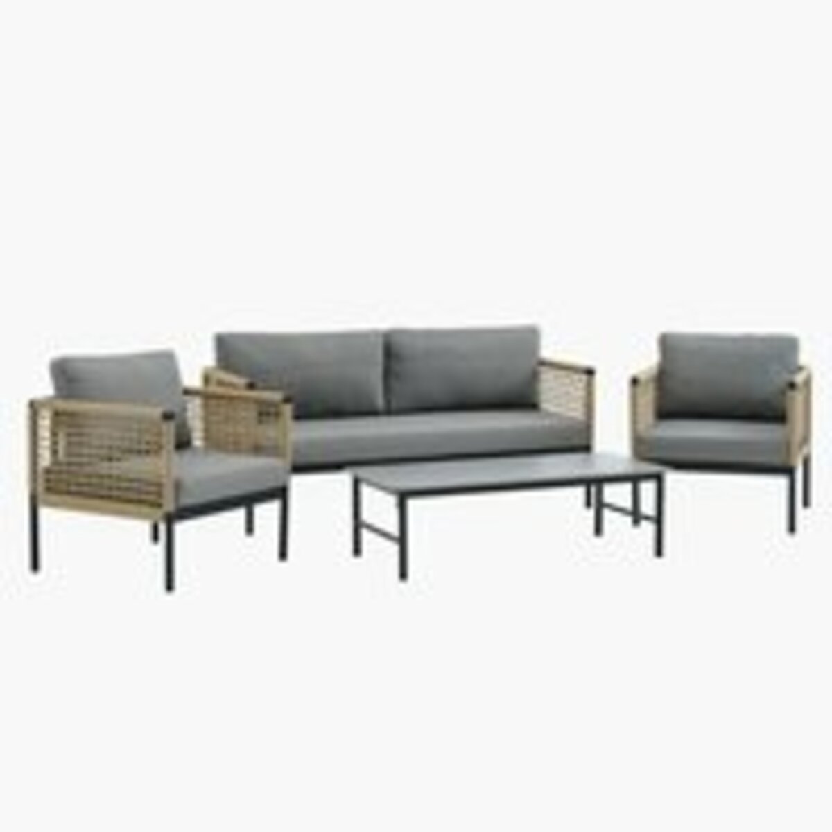 Bild 1 von Lounge-Set BAMLE 4.5 Personen schnelltrocknend grau