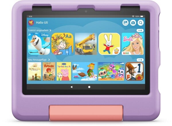 Bild 1 von Fire HD 8 Kids Edition (2022)(32GB) Tablet schwarz/violett