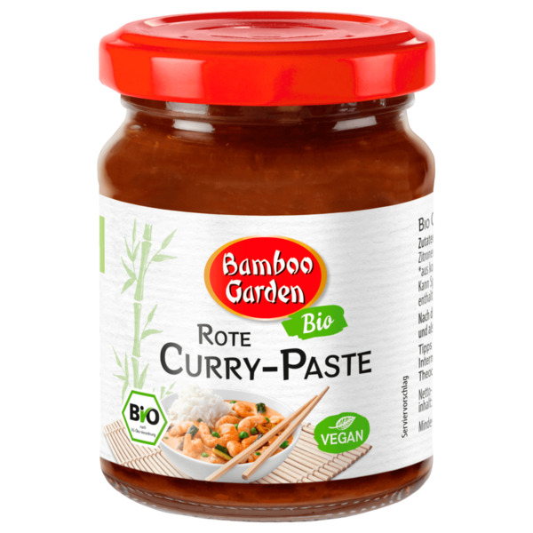 Bild 1 von Bamboo Garden Bio Curry Paste rot 125g