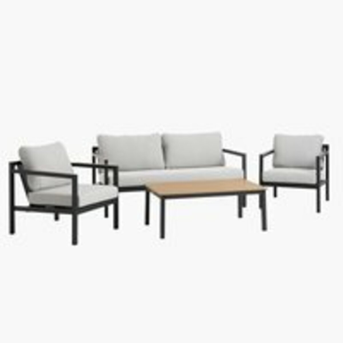 Bild 1 von Lounge-Set BEJSTRUP 4 Personen grau