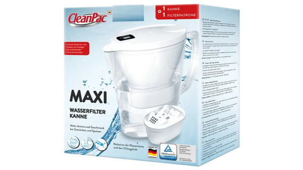 Bild 1 von CleanPac Maxi Wasserfilterkanne - 1 Kanne + 1 Filterpatrone