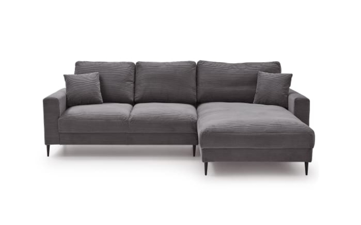 Bild 2 von Wohnlandschaft Bono, dunkelgrau, inkl. Kissen