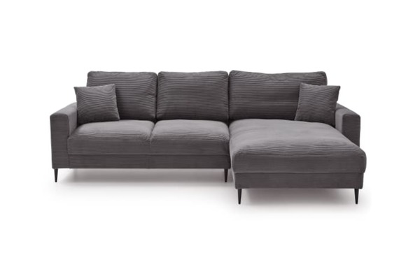 Bild 2 von Wohnlandschaft Bono, dunkelgrau, inkl. Kissen