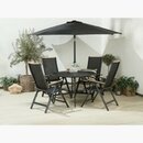 Bild 1 von RANGSTRUP Ø110 Tisch + 4 BREDSTEN Stuhl schwarz