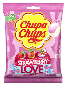 Chupa Chups Strawberry Love 10ST 120G