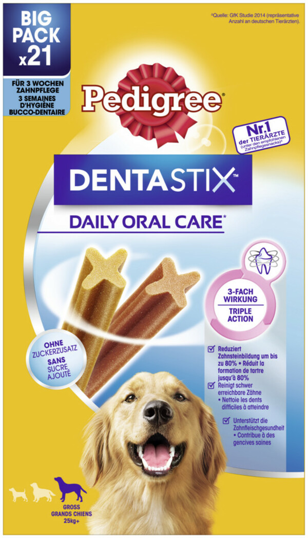 Bild 1 von Pedigree Dentastix Daily Oral Care für große Hunde 3x 7ST 810G