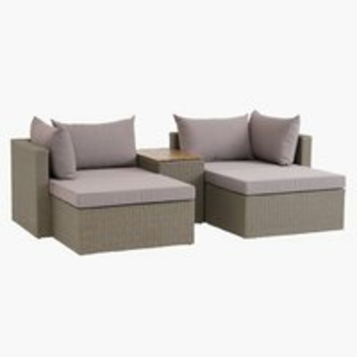 Bild 1 von Modulares Lounge-Set ABED 4 Personen natur
