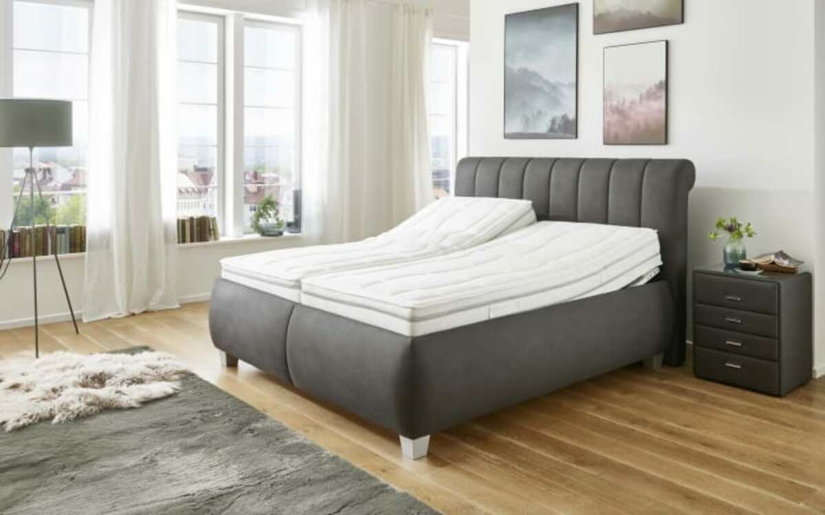 Bild 3 von Polsterbett OC-PB2004, anthrazit, 180 x 200 cm