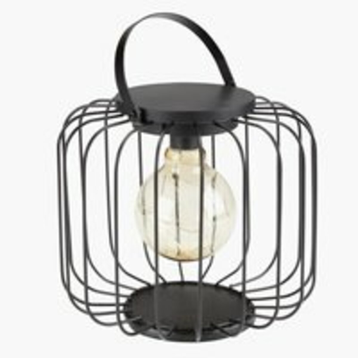 Bild 1 von Dekoleuchte GLENTE Ø24xH29cm schwarz