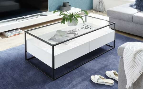 Bild 4 von MCA furniture - Couchtisch Evora, weiß, inkl. Schubkästen