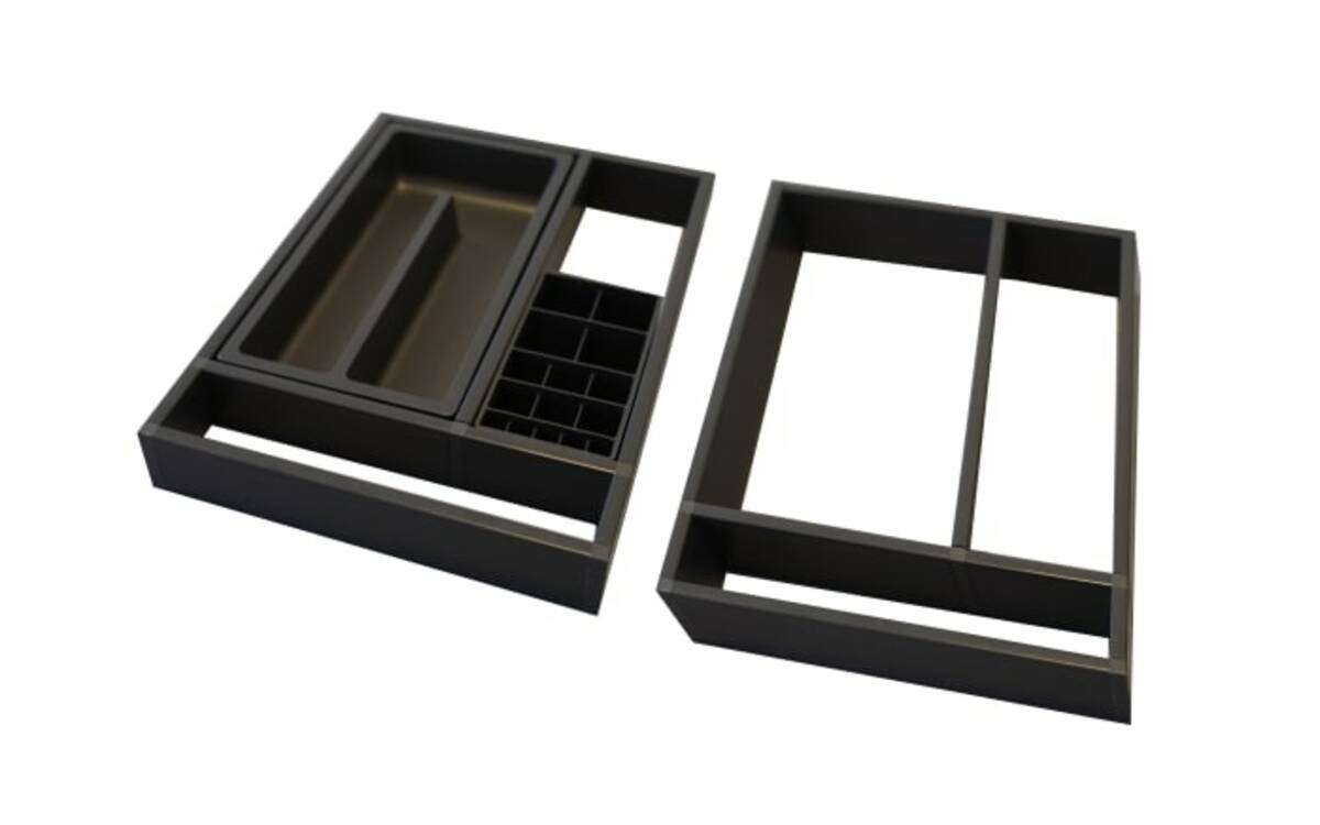 Bild 1 von Stauraumzubehörset Sydney 153, schwarz, 4-teilig