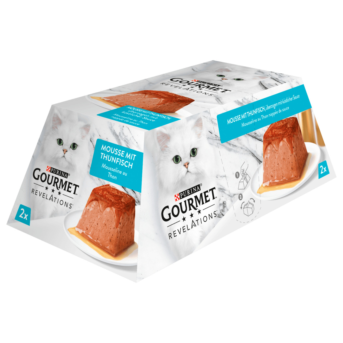 Bild 1 von Purina Gourmet Revelations Mousse mit Thunfisch 2x57g