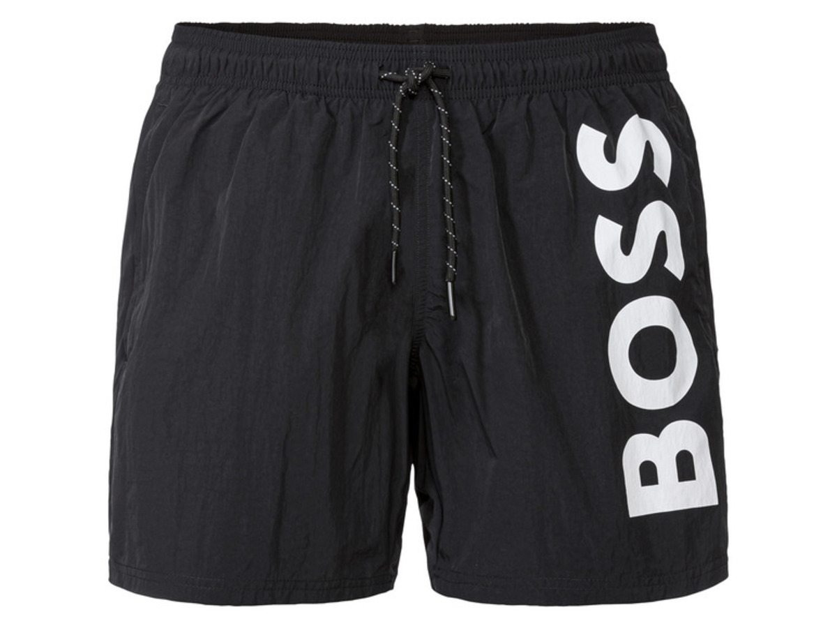 Bild 3 von BOSS Herren Badeshorts mit Logo-Print