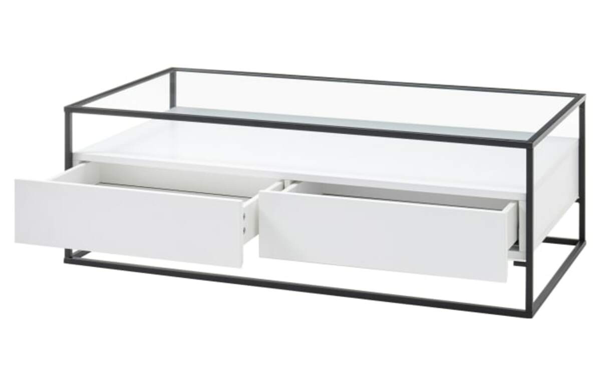 Bild 3 von MCA furniture - Couchtisch Evora, weiß, inkl. Schubkästen