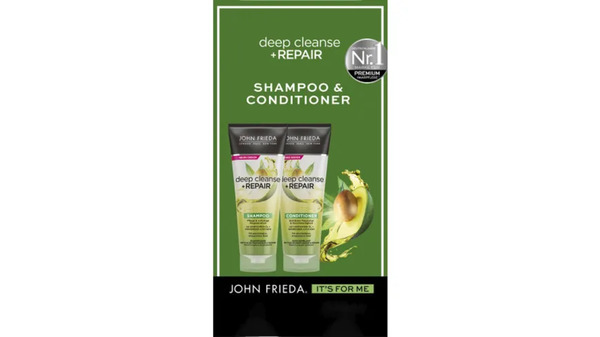 Bild 1 von John Frieda deep cleanse + Repair Duo Shampoo + Condtioner