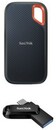 Bild 1 von Extreme Portable SSD V2 (1TB) Extern inkl. Ultra Dual Drive Go Type-C (64GB)