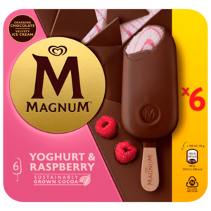 Magnum Eis Yoghurt & Raspberry 6x100ml