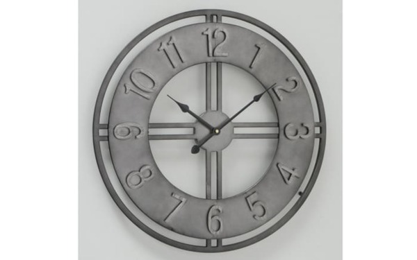 Bild 2 von Wanduhr Pinoeer aus Eisen natur, 51 cm