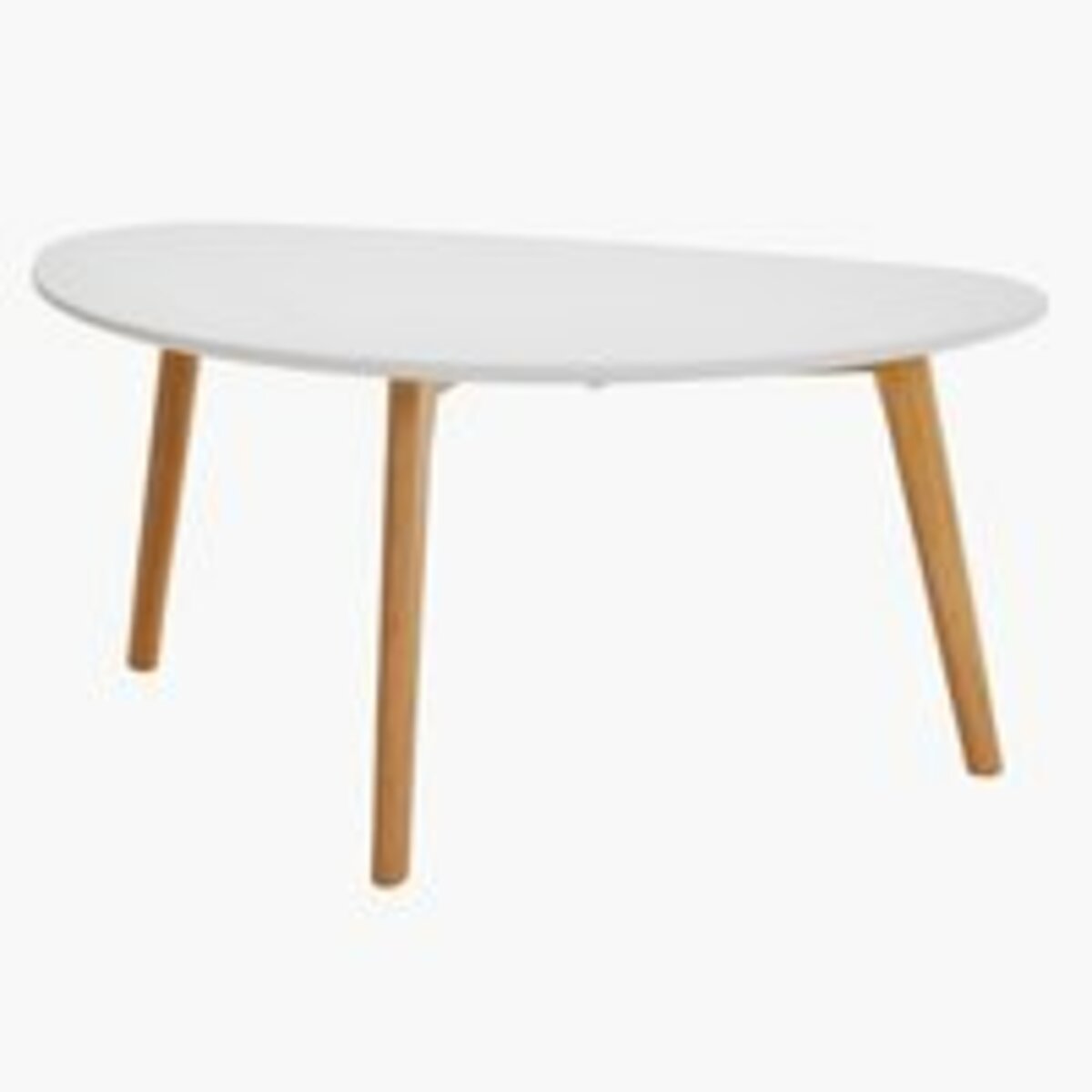 Bild 1 von Couchtisch LEJRE 48x85 weiß/eiche