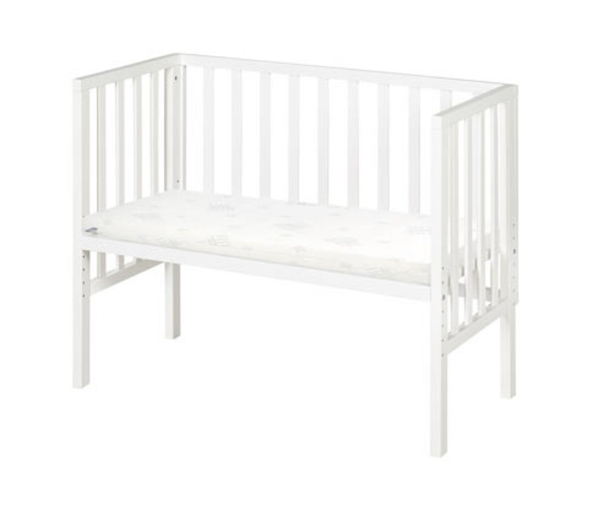 Bild 1 von 2-in-1-Beistellbett »safe asleep®«, weiß