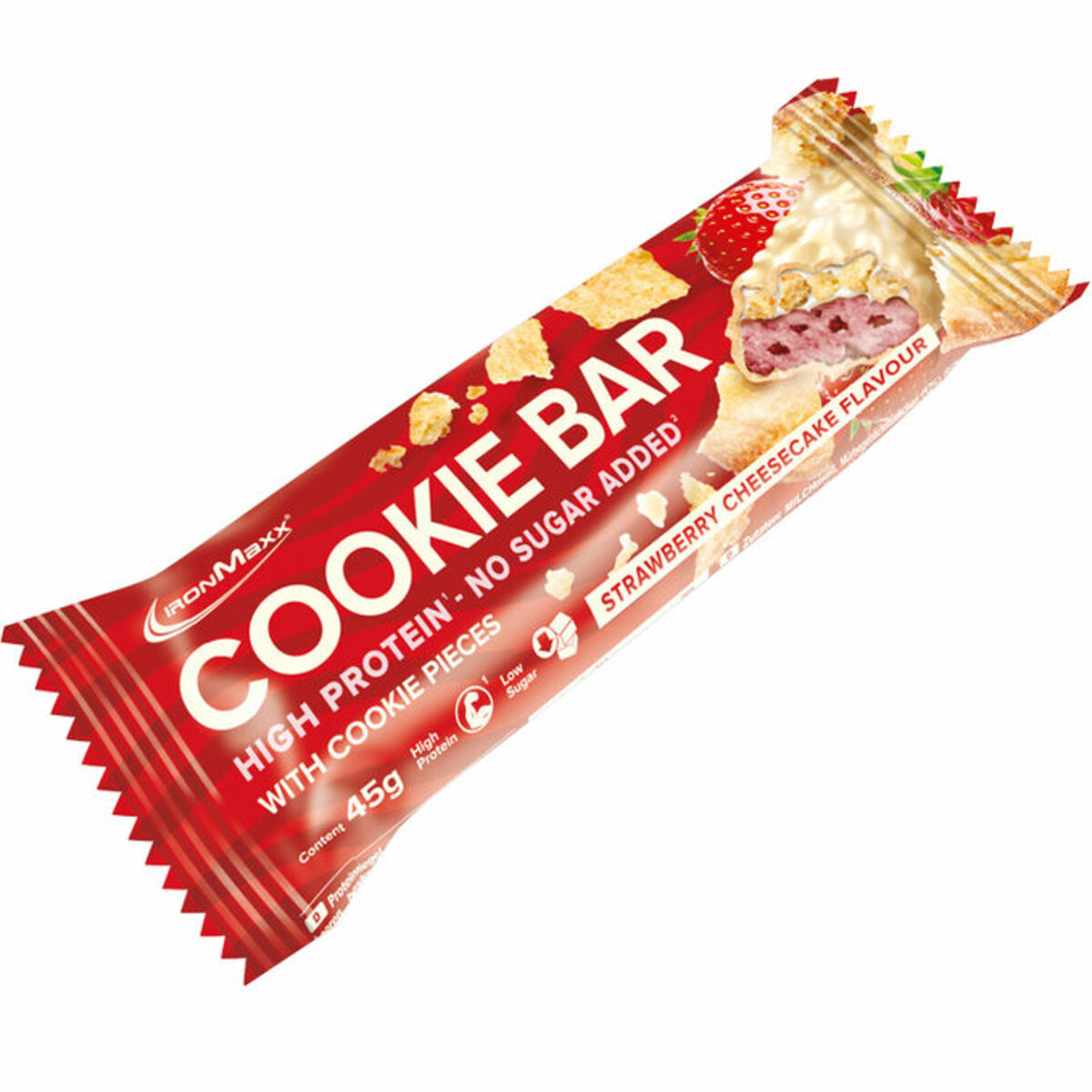 Bild 1 von IronMaxx Proteinriegel Strawberry Cheesecake