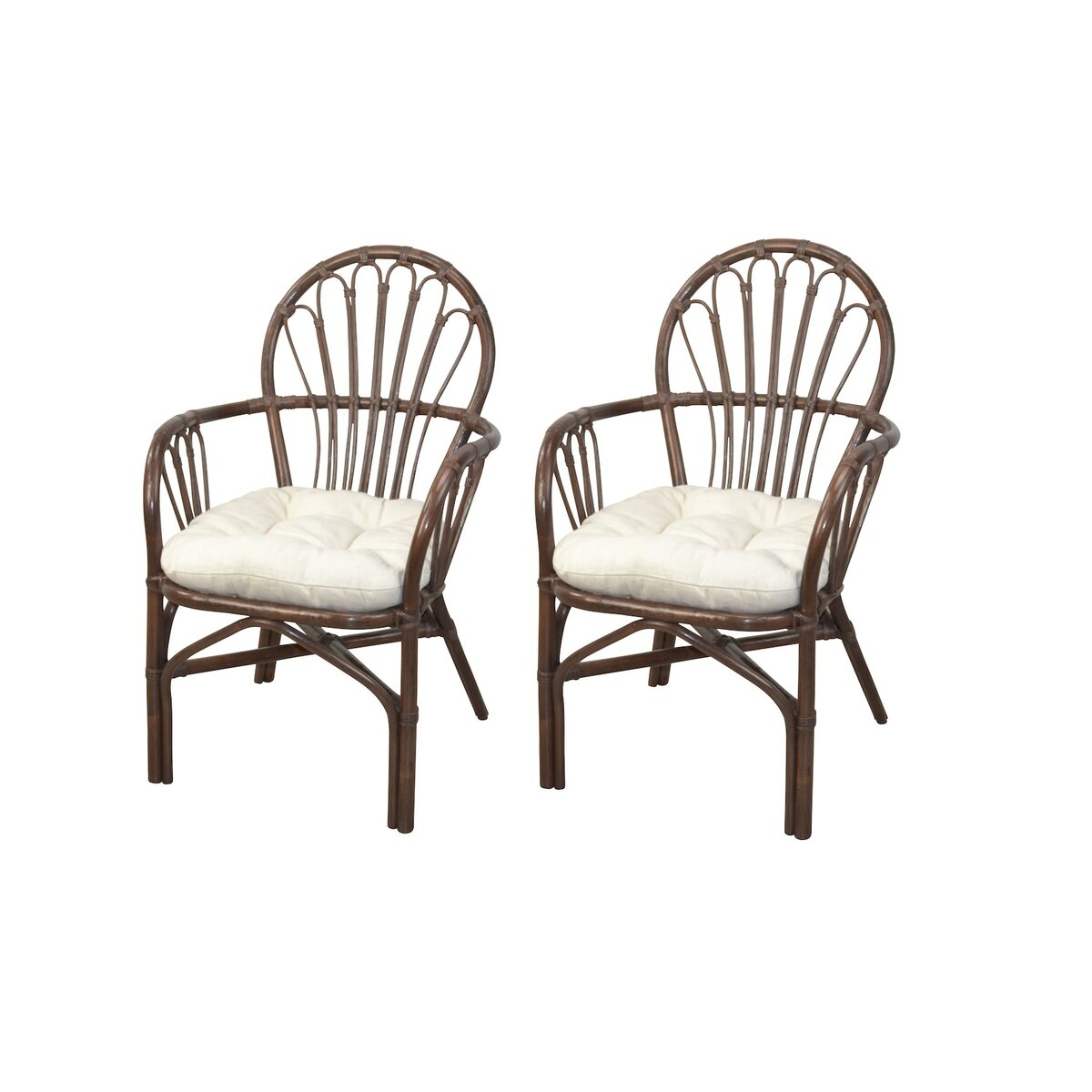 Bild 1 von möbel direkt online Rattansessel (2Stück) mit Kissen Conny