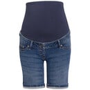 Bild 1 von Damen Umstands-Slim-Jeansshorts BLAU