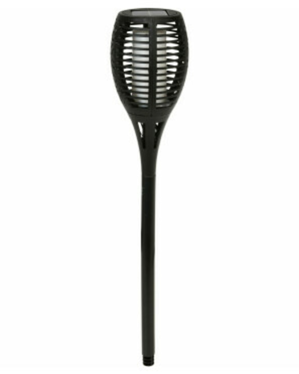 Bild 1 von Solarstecker mit flackerndem Licht, ca. 11 x 50 cm, schwarz