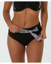 Bild 1 von High-Waist Bikini-Slip, Janina, Mix and Match, schwarz