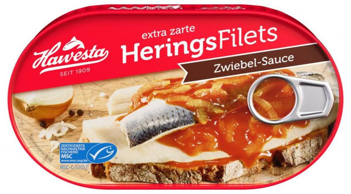 Bild 1 von Hawesta Heringsfilet in Zwiebel-Sauce