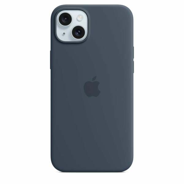 Bild 1 von iPhone 15 Plus Silikon Case mit MagSafe - Sturmblau