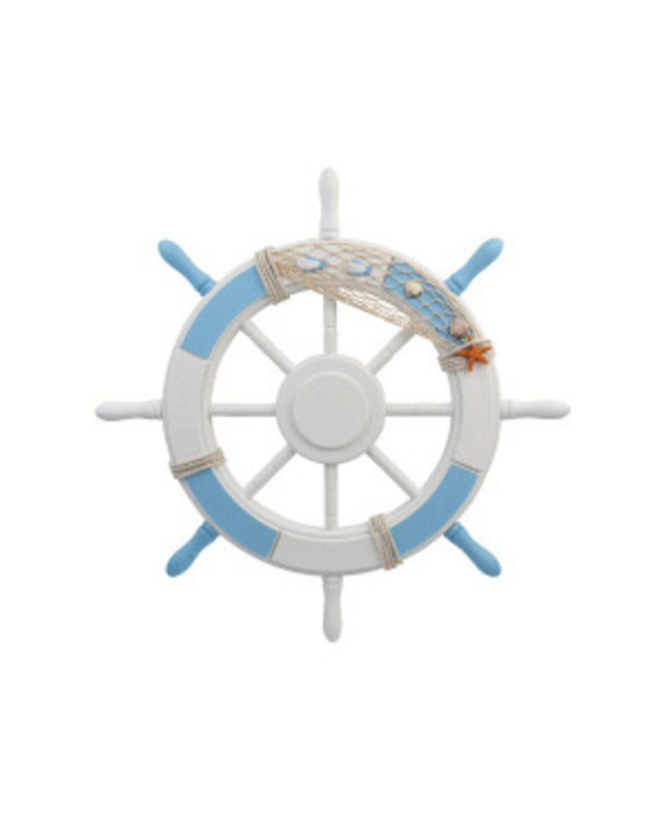 Bild 1 von Großes Deko-Steuerrad, ca. 61 x 61 x 3,5 cm, blau