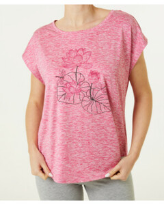 Sport-Shirt, Ergeenomixx, pink melange