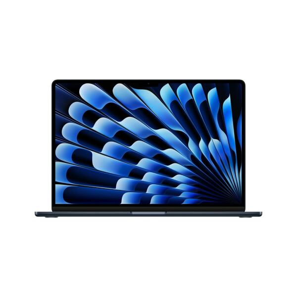 Bild 1 von MacBook Air, 15 Zoll, 2024, Mitternacht, M3, 8-Core CPU, 10-Core GPU, 8 GB, 256 GB SSD