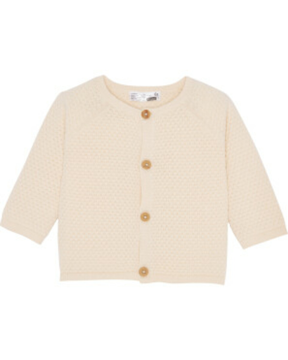 Bild 1 von Newborn Strickjacke, Ergee, Knopfleiste, naturfarben