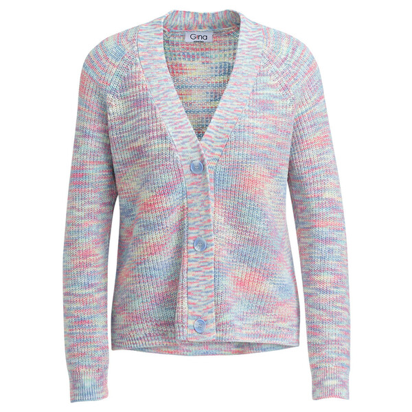 Bild 1 von Damen Strickjacke im Multicolor-Dessin ROSA / BUNT