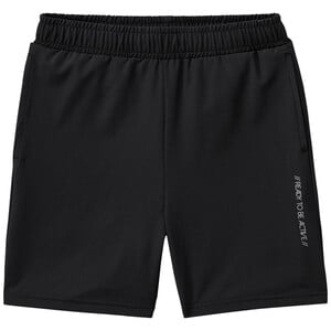 Jungen Sport-Shorts mit Taschen SCHWARZ