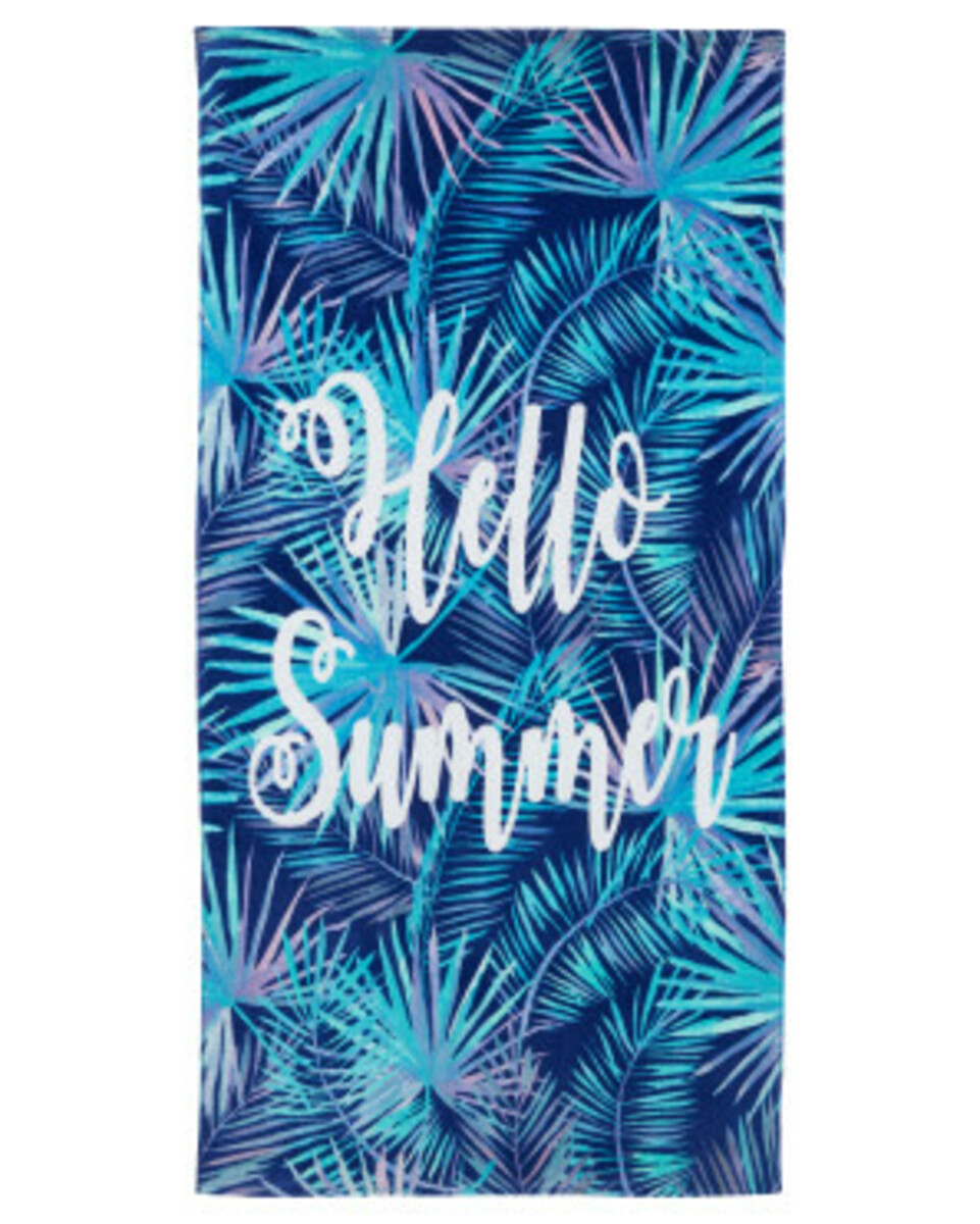 Bild 1 von Strandlaken aus Baumwolle, Ergee, verschiedene Designs, ca. 80 x 160 cm, blau/grün