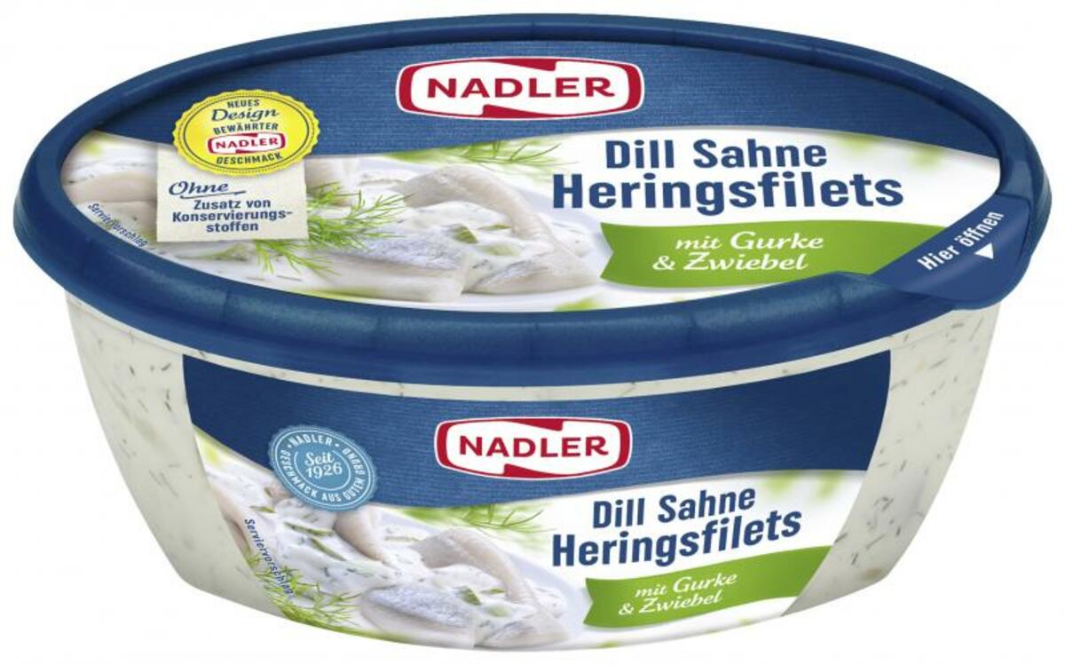 Bild 1 von Nadler Dill Sahne Heringsfilets mit Gurke & Zwiebel