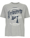 Bild 1 von T-Shirt mit Motiv, X-Mail, verschiedene Designs, grau melange