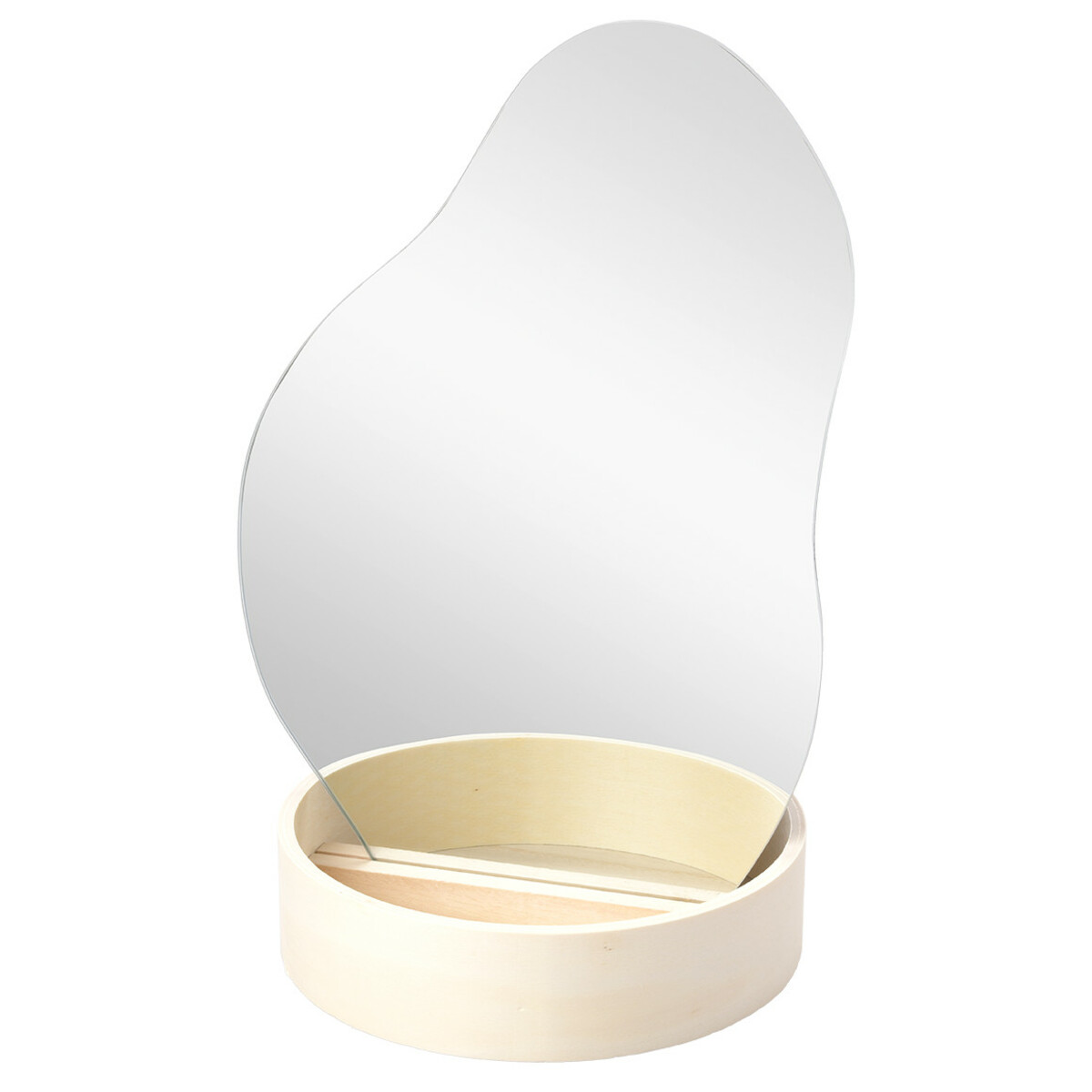 Bild 1 von Spiegel in ovaler Form NATUR / GLASKLAR